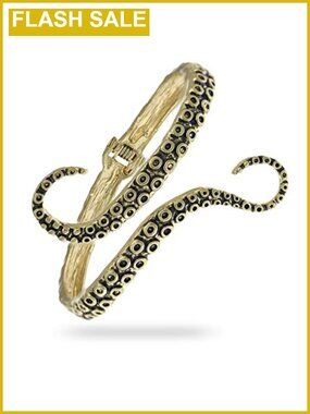 Octopus Tentacle Cuff Bracelet Bangle Arm Scary Goth Jewelry